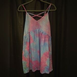 Tie dye dress L